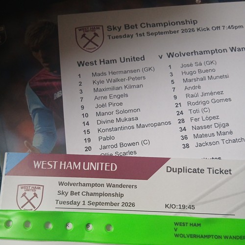 West ham united wolves - west,