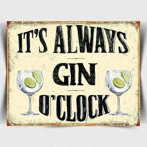 Always gin clock metal - it's,