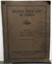 1912-26 Chevrolet Models H F