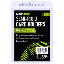 25 Semi Rigid Card Holders