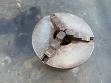 Vintage The Crown Chuck 3 jaw chuck Lathe Engineering tools 16.1kg - Made in Eng