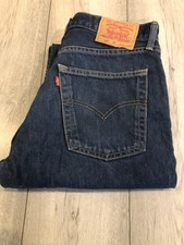 MENS VINTAGE LEVIS 521 JEANS 34 inch WAIST X 32 inch LEG BLUE