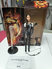 Barbie Collector Doll The Hunger Games Catching Fire Katniss with box and stand