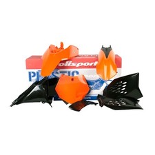 POLISPORT PLASTIC KIT KTM SX65 2009-2011, ORANGE