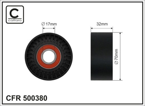 500380 caffaro tensioner - caffaro,