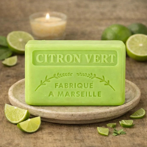 French soaps lime savon - soaps,