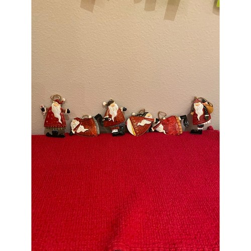 Rustic metal santa christmas - rustic,