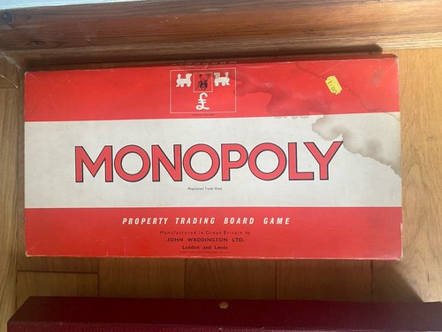 Vintage waddingtons monopoly - vintage,