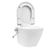 Wall-Hung Ceramic Toilet with