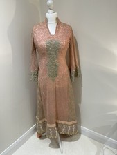 Gown Style Indian Dress, Pakistani Long Wedding Wear, Anarkali dress - STUNNING!