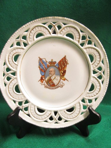 Edward vii ribbon plate - edward,
