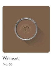 FARROW & BALL PAINT  SAMPLE 10ML - WAINSCOT # 55 DEAD FLAT!