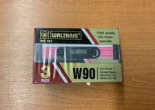 3 x Waltham W90 Audio Cassette
