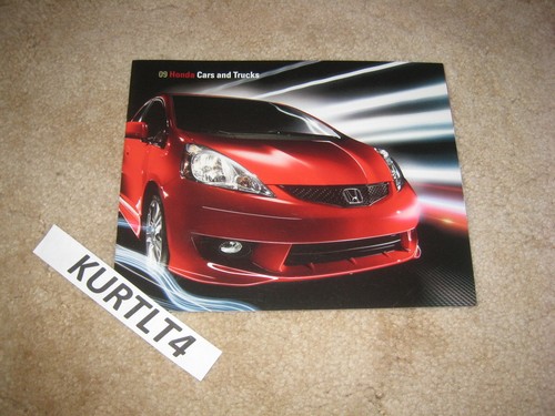 2009 honda full line - full, si
