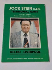 Celtic v Liverpool Jock Stein