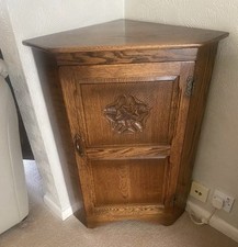 Webber Oak Wall Display Cabinet