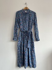 Vintage Liberty Floral Midi Dress size 16 Thomas & Jonathan of Canterbury Ladies