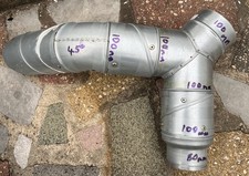 metal spiral dust extraction fittings including a Y and reducers