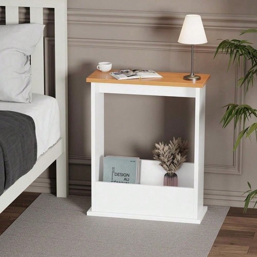 Slim sofa side table - sofa,