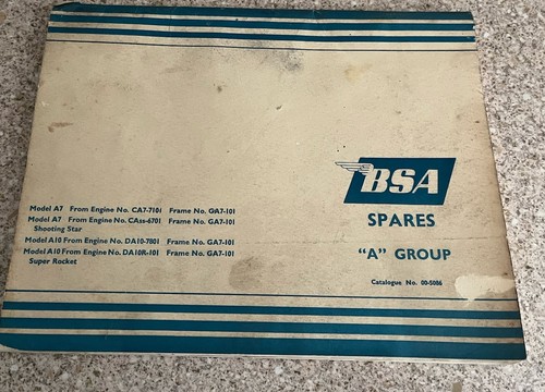 Vintage bsa a10 shooting - bsa,