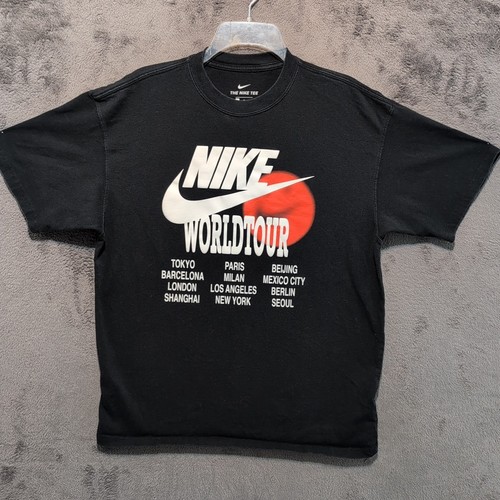 Nike shirt black graphic - black, m