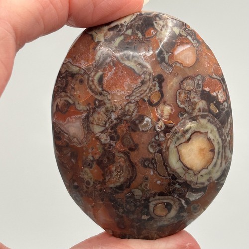 Money agate palm - agate, stone