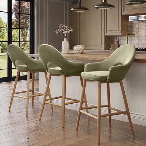 Set oak and sage green - oak,
