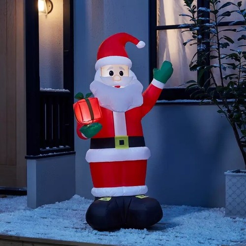 4ft santa claus - santa, inflatable
