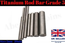 2-20mm Titanium Round Rod Bar Welding Wire Shaft Grade 5 Model Craft Billet