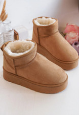 Kid's Casual Suede Platform