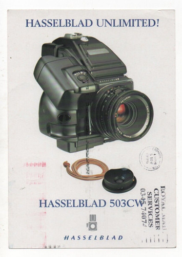 Hasselblad 503cw advertising - 503cw,