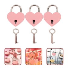  3 Sets Locker Decor Padlock