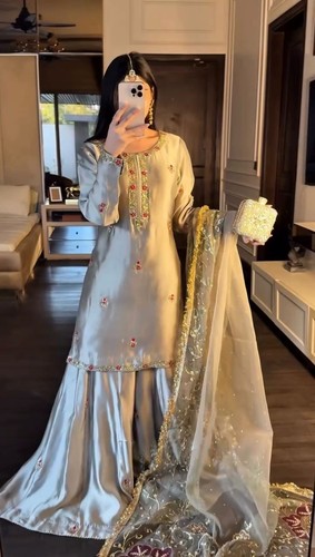 Sharara plazoo suit - party, wear