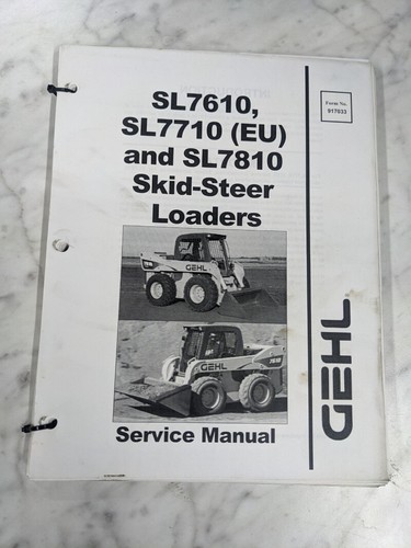 Gehl service repair - service, shop