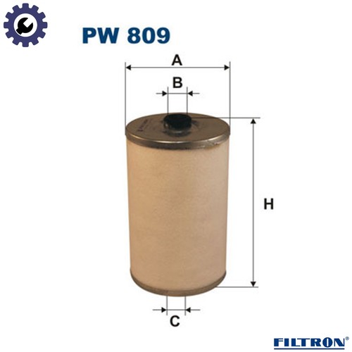 Fuel filter 809 - pw, for