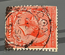P222: George V 1d Scarlet