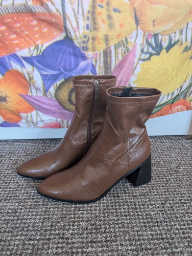 Schuh chocolate brown - , leather