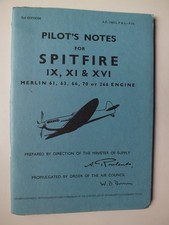 Pilot's Notes for Spitfire IX