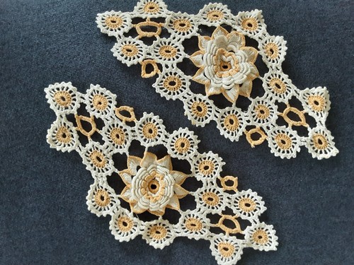 Vintage crocheted collar - vintage,