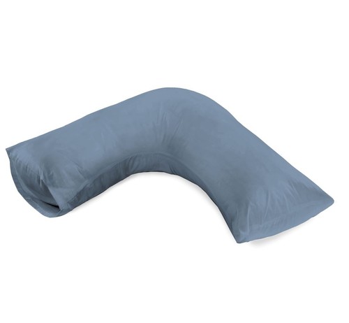 Percale shaped pillowcase - v-shaped,