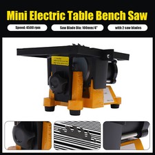 NEW 4" MINI TABLE SAW CUTTING