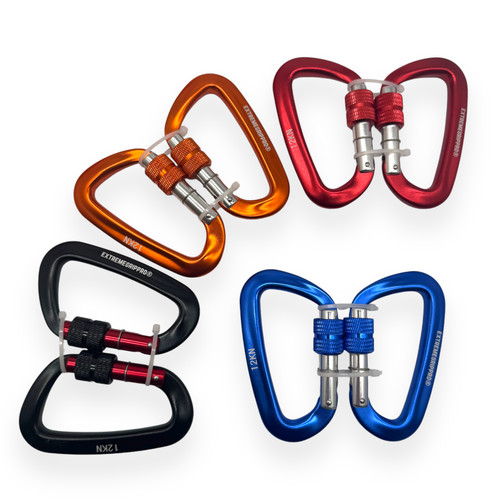 2pc 12kn carabiner - carabiner, hook