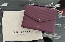 Ted Baker Purple Bow Detail Envelope Crossbody Chain Bag Brand New