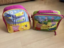 Peppa Pig Bag Pack and Lunch Bag