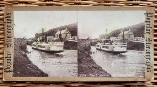 Antique popular stereograph - antique,