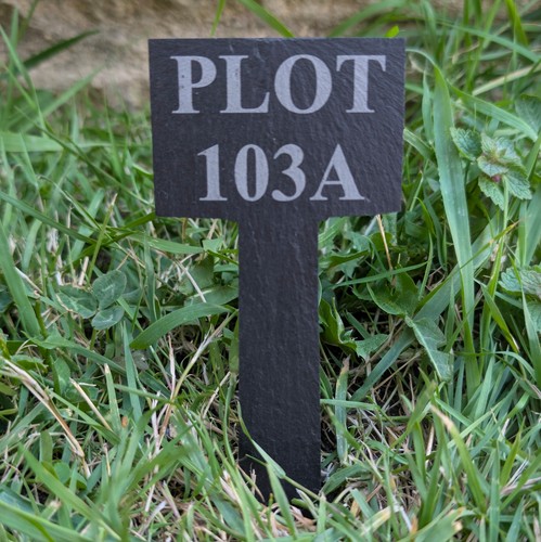 Slate allotment plot - allotment, number