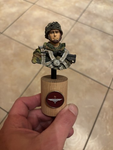 Hand painted military soldier - hand,