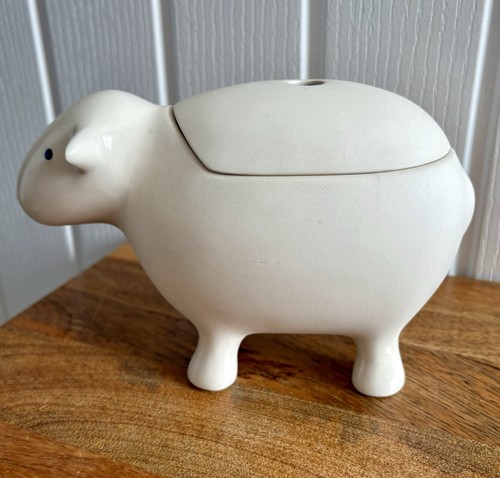 Herdy white sheep bisque - sheep,