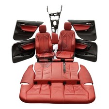 BMW 1 Series F20 5 Door Red Coral Leather M Sport Interior Seats