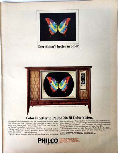 Philco color console - tv,